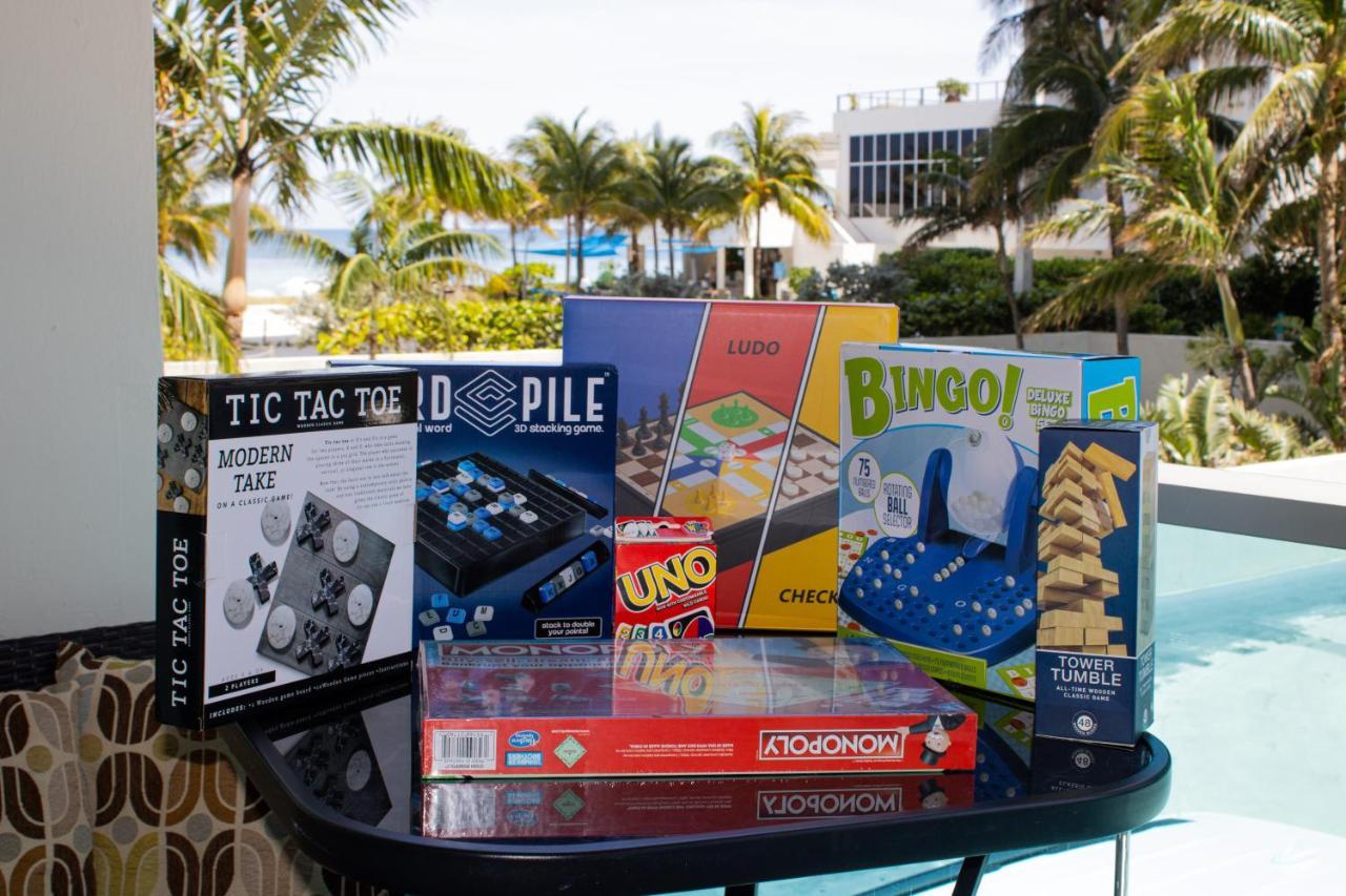 Beach Bliss Steps To Ocean, Pool & Game Room Fun Hollywood Dış mekan fotoğraf
